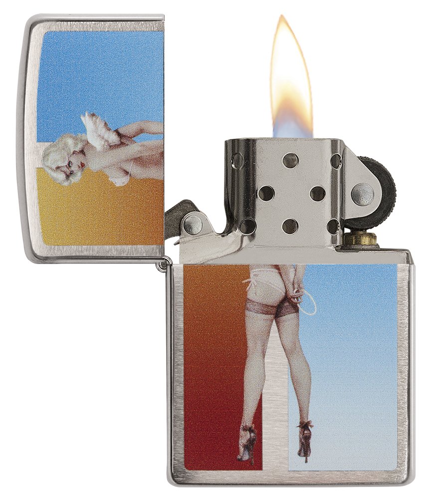 Zippo Unisex's Olivia Windproof Pocket Lighter, Brushed